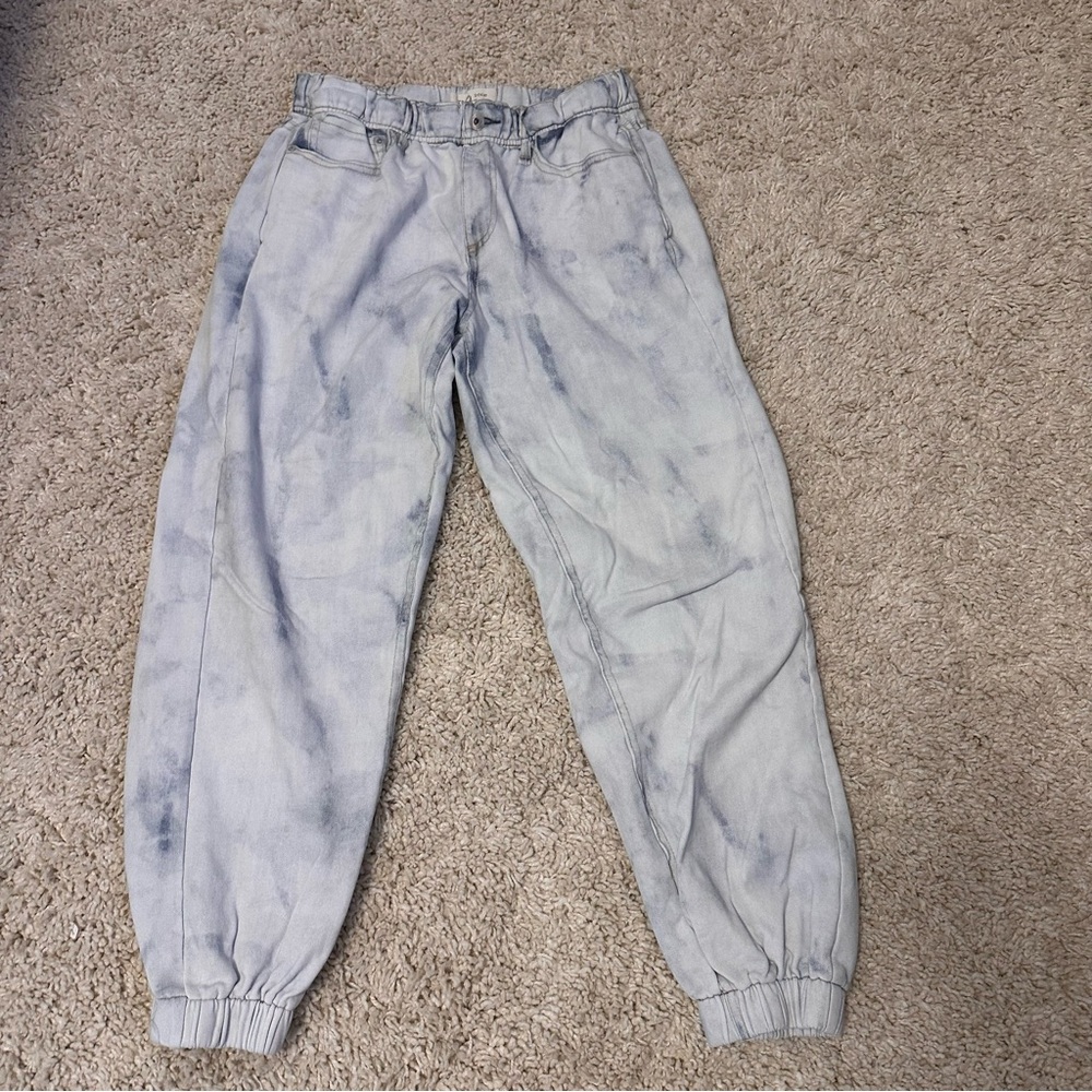 Rag & Bone Light blue Miramar digital joggers medium